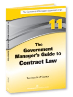 cover image of The Government Manager's Guide to Contract Law